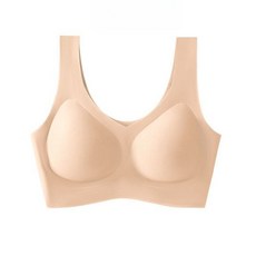 더애비뉴 3D 패드일체형 편한 스포츠 노와이어 심리스 브라