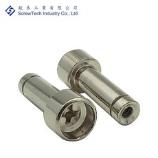 銳禾 #6-32x19.3鍍鎳I頭十字槽英制機械牙特殊螺絲 IAI0601921A, 1個