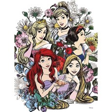 프린세스 DIY 팬아트 직소퍼즐 49847ea 1(EA), 1개