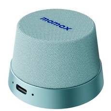 Momax 摩米士 1-Vibe Go BS6TW 迷你磁吸支架無線音箱 - 可串接手機 防水音箱, 藍色