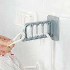 스토어-지유 접이식 벽걸이 부착식 미니 옷걸이 인형만들기재료, 그레이