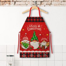 크리스마스 성탄절 앞치마, 1개, 1번 / 메리크리스마스 앞치마