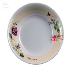 챌리나마켓 꽃무니 5호 한식찬기