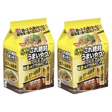 닛신 이건 진짜로 맛있는 라멘 프리미엄 흑마유 돈코츠 3개입 315g, 2개