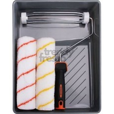 4in롤러 페인팅 롤러세트 도구세트 페인트붓 벽면 9in, 9in 세트