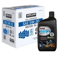 COSTCO 好市多 美國科克蘭 API SP 5W-30 全合成機油 946ml x 6入組，引擎潤滑保護，延長使用壽命, 1箱