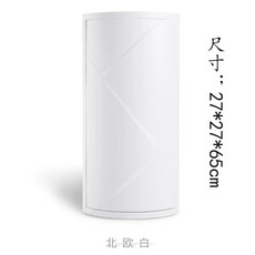 욕실 수납장 슬라이딩장 코너 화장실욕실장 그레이 선반 소형 방수, 1개, F. 대형 화이트- 화이트 3단