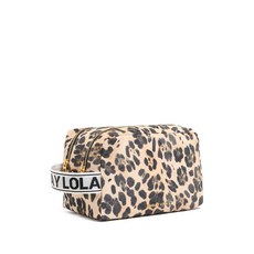 빔바이롤라 라지 레오파드 프린트 메이크업 파우치