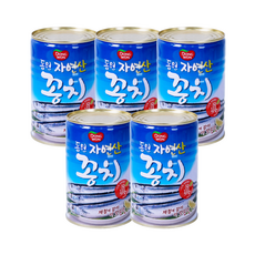 동원 꽁치 통조림, 300g, 5개