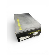 SHOES 黑色免綁鞋帶安全鋼頭工作鞋 36號