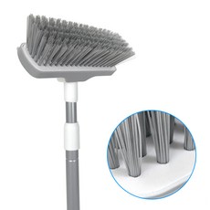 올지 하드 청소솔 길이조절 화장실 욕실 틈새 바닥 타일 목욕탕 솔 브러쉬, 1세트, 화이트 하드 롱 청소솔