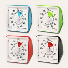 랩앤툴스 구글타이머 무음모델, 1개, 블랙계열