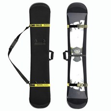 스노우보드 가방 보호 커버 엣지백 보관 숄더백 보드 장비 케이스 배낭 홀더백 접이식, 블랙매칭옐로우:숄더, 1개