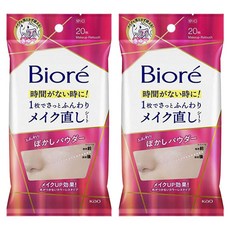 Biore 蜜妮 補妝濕巾, 20件, 2個