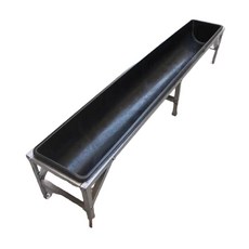 염소 사료통 축사 여물통 배식통 먹이 송아지 돼지, C. 1m 검정(35폭)+브라켓(40높이), 1개