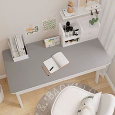 대형 실리콘 매트 제작 책상 가죽 테이블 방수 식탁, 1개, 맞춤 사이즈, 어드밴스드그레이