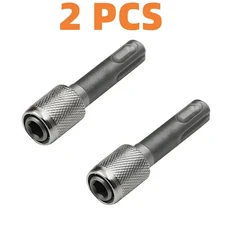 1/4 육각 섕크 어댑터로 변환 전기 해머 스크루 드라이버 비트 홀더 소켓 임팩트, 03 2 PCS