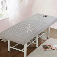 마사지 베드 커버 미용 침대 관리실 미용 타올 비닐 스퀘어헤드 침대보 (1개), (다크그레이)스퀘어헤드80x190침대보(1개)