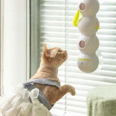 고양이 애벌레 장난감 반려묘 인스타 리필 움직이는 놀이, 1개, 애벌레 장난감+6팩 교체 헤드