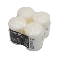 AN 베이직 양초 캔들 인테리어 소품 촛불 8cm 4개세트, 1개, 0g, -