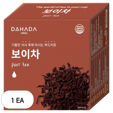 다하다 허브앤티 보이차, 700mg, 100개입, 1개