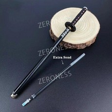 귀멸의칼날 볼펜 카타나모양 젠이츠 시노부 기유 금속 문구 애니메이션 20cm 젤잉크펜, Kamado Tanjirou 2