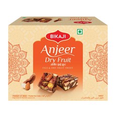 비카지 안지르 건과일 부르피 | 무설탕 스위트 | 말린 무화 Bikaji Anjeer Dryfruit Burfee | No Sugar Added Sweet | Dried Fig S, N/A, N/A, 1개
