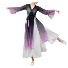 쌍천 공연 무용복 고전무용 의류 연습복 예술 전통 부채춤 여성 댄스복 세트