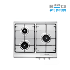 하츠 가스쿡탑 3구 빌트인 가스레인지 교체 배터리형 타공560x480, LNG, HGR-3050SDBH