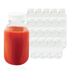 우유병 우유페트병 과일청 소스 커피 공병 (세트), 20개, 500ml