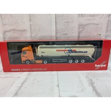 Herpa Mercedes Benz Actros 曳引化學槽車模型 Steinkuhler 塗裝, 1個