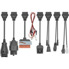 NZLKPNQQ TCS CDP 멀티다그 프로 오토 OBD2 진단 도구 자동차 트럭 OBD 연장 케이블CAR 케이블을 위한 8개의 PCS 자동차/트럭 케이블 전체 세트, CAR Cables