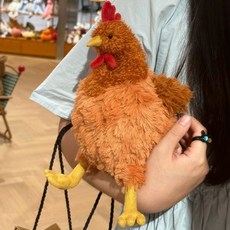 암탉 인형 진짜같은 닭인형 인형 재미있는 선물 암탉 인형 26cm, 1개, A. 암탉 인형