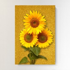 해바라기액자 해바라기그림 풍수액자 돈들어오는그림 가게개업선물 집들이선물, 없음
