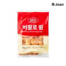 짭쪼름한 양념 감칠맛이 좋은 사세 버팔로 윙 닭날개 바베큐 치킨 1kg, 1개