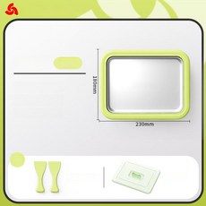 올데이프로덕트 철판아이스크림판 메이커, 대형 뚜껑 포함 23x18cm 마차그린, 기본 색상