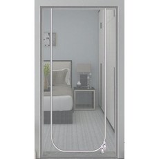 고양이 방묘문 접착식 지퍼형 고양이문 무타공, 이중사 강화 반려동물망 맞춤, 0x0m, 1개