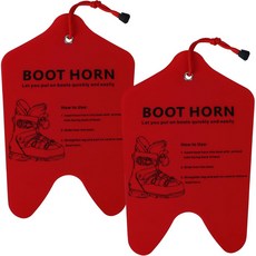 13인치 스키 부츠 구두주걱 빨간색 2개