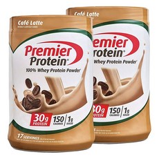 Premier Protein 乳清蛋白粉 拿鐵口味, 2個, 680克