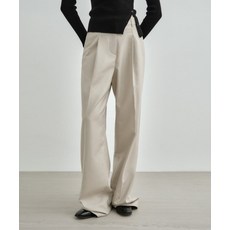MONGDOL 원턱 와이드 슬랙스 베이지 MDPT025BEIGE