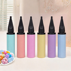 풍선 손펌프 공기주입기, 10개, 랜덤색상