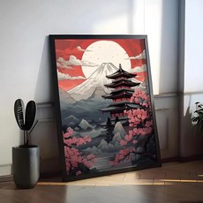 아트 건축 미학 그림 서예 벽 예술 인쇄물 거실 침실 사무실 홈 데코 선물, C. 40X50cmFrameless