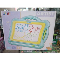 Bowo Little painter兒童磁性畫板 益智玩具 塗鴉畫板, 彩色, 1個
