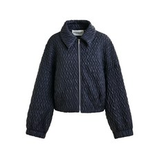 에센셜앤트워프 집업 퀼팅 재킷