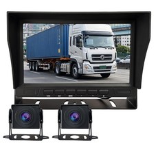 7吋 車載顯示器 輔助鏡頭 倒車影像 兩鏡頭組, 7吋二錄行車記錄器, 1