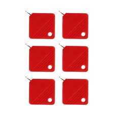 바늘 실 끼우개 바느질 실꿰기 도구 효자핀, 3세트, 빨간색2개