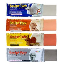 [DND] 카올린 클레이 고령토 찰흙 500g, 백색