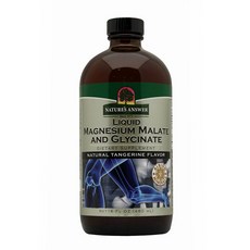 NATURE'S ANSWER 蘋果酸鎂保健液, 480ml, 1個