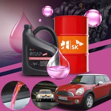 미니 쿠퍼 (R56)(05~14) 2세대 (N12) SKAF 부동액 3리터(핑크) 3L