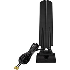 에이트우드 WiFi 6E 안테나 트라이밴드 6GHz 5GHz 2.4GHz RP-SMA 자석 마운트 베이스 - PC 데스크톱 컴퓨터 마더보드 블루투스 카드 무선 라우터용, 2_RP-SMA WiFi 6E